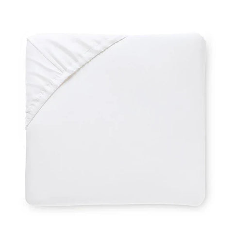 Minimalist Hemstitching Fitted Sheet with Solid Modern Design