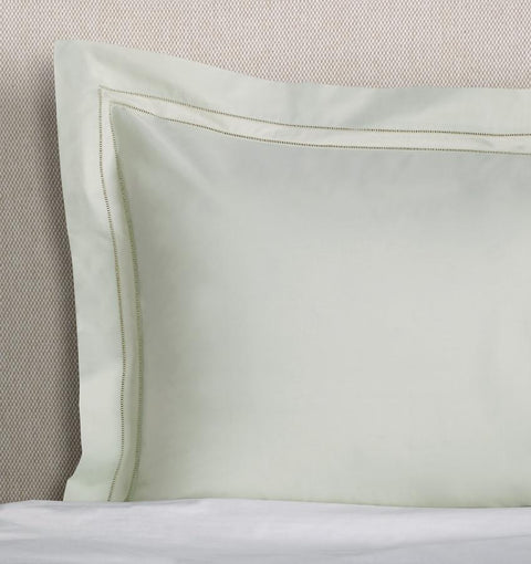 Minimalist Modern Hemstitched Cotton Shams