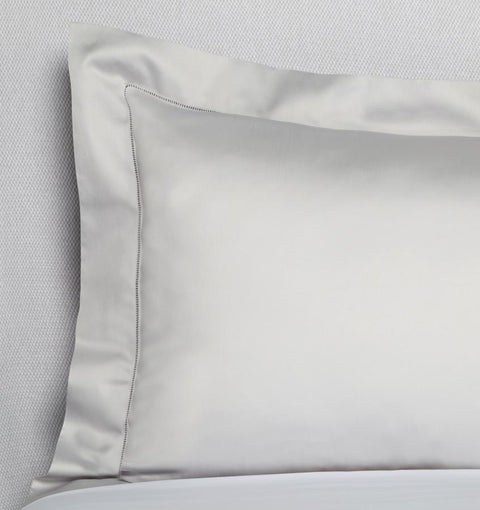 Quiet Luxury Solid Sateen Hemstitched Shams