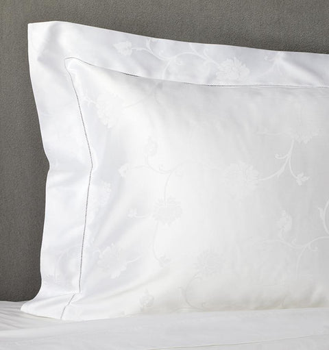 Quiet Luxury Traditional Floral Egyptian Cotton Sateen Shams