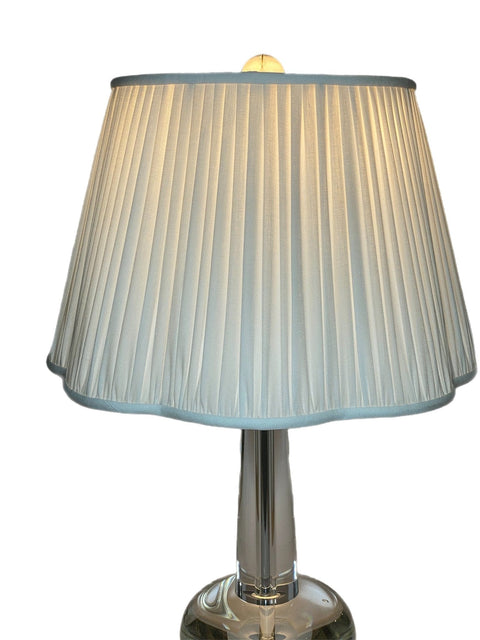 Shirred Out Scalloped Pembroke Lamp Shade + Custom Trim