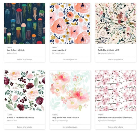 Custom Shirred/Gathered Empire Shade With Spoonflower Fabric