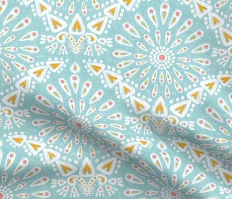 Custom Shirred/Gathered Empire Shade With Spoonflower Fabric