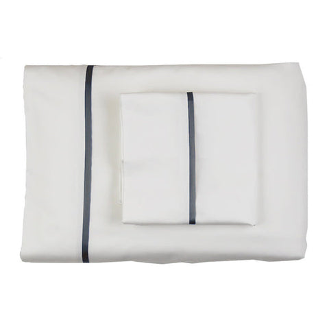 Modern Contrast Trim Solid Comfortable Sheet Set