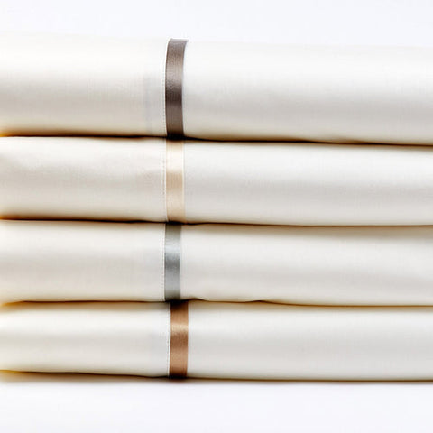 Modern Contrast Trim Solid Comfortable Sheet Set