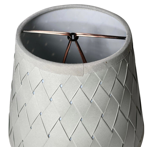 Silver Sage Woven Paper Chandelier Lamp Shade - Available in Two Sizes