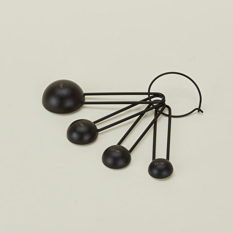 SIMPLE MEASURING SPOONS - BLACK