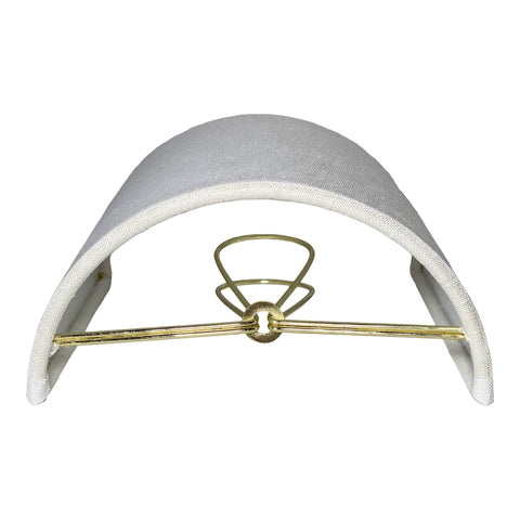 Small Sconce Lamp Shade - 5” Half Drum With Candle Clip