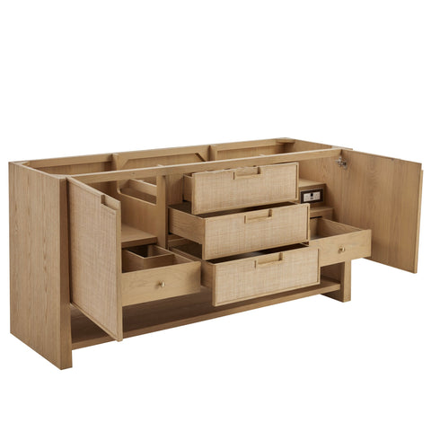 James Martin Furniture Solene Contemporary Freestanding Bathroom Vanity