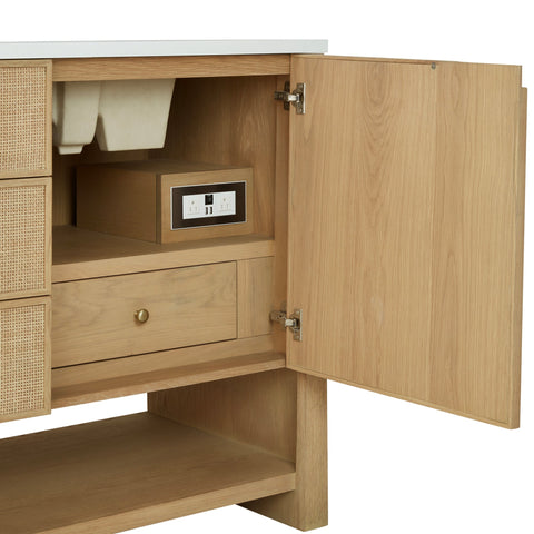 James Martin Furniture Solene Contemporary Freestanding Bathroom Vanity