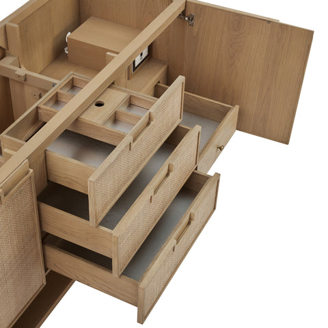 James Martin Furniture Solene Contemporary Freestanding Bathroom Vanity