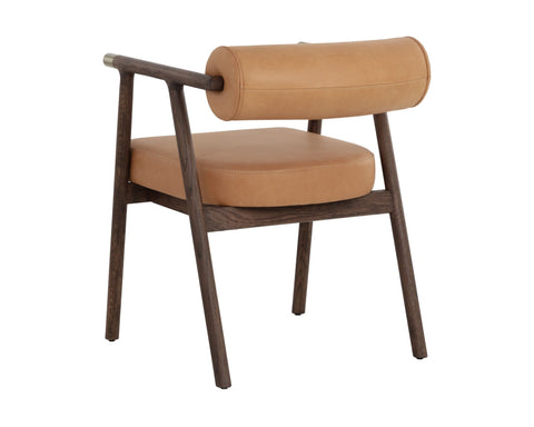Timeless Minimalist Modern Upholstered Barrel Dining Armchair