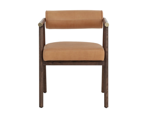 Timeless Minimalist Modern Upholstered Barrel Dining Armchair