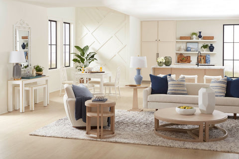 Mateo Modern Round Wood Coffee Table