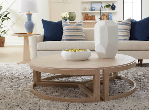 Mateo Modern Round Wood Coffee Table