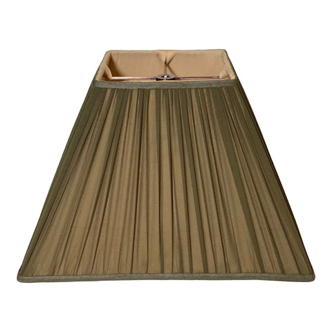 Spinach Sheer Silk - Tapered Square - 14”