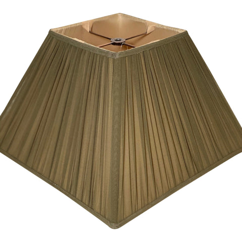 Spinach Sheer Silk - Tapered Square - 14”