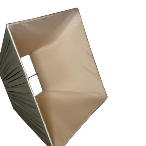 Spinach Sheer Silk - Tapered Square - 14”