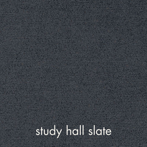 Modern Tuxedo Sofa in Off The Press Ash Upholstered Fabric