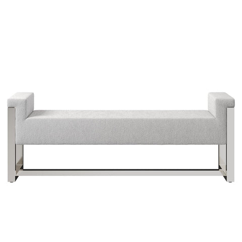 Stratum Timeless Minimalist Modern Upholstered Accent Bench