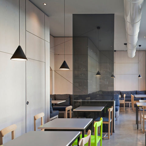 String Lights Cone Pendant Light - Single