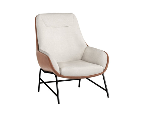 Belfast Modern Timeless Minimalist Upholstered Lounge Chair