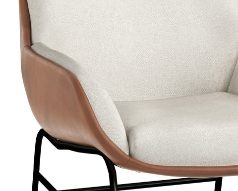 Belfast Modern Timeless Minimalist Upholstered Lounge Chair