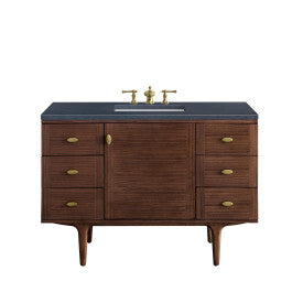 Amberly Mid Century Modern Bathroom Vanity with Single Bowl