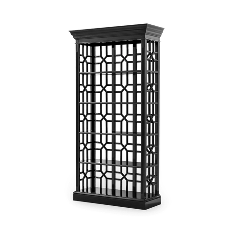 Colliers Asian High Gloss Display Cabinet