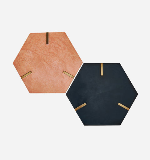 Victor Modern Hexagonal Center Table Accent Table