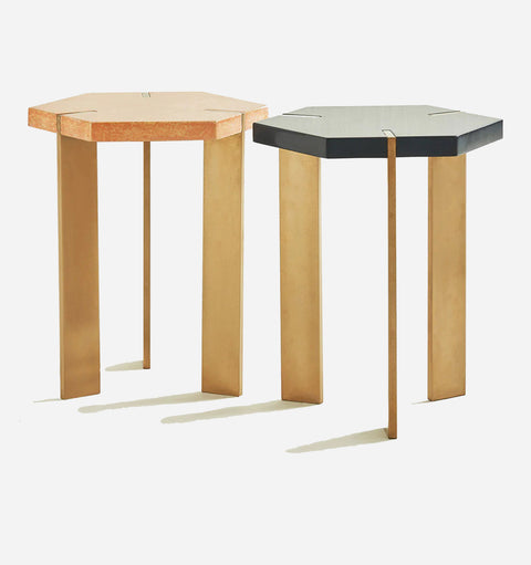 Victor Modern Hexagonal Center Table Accent Table