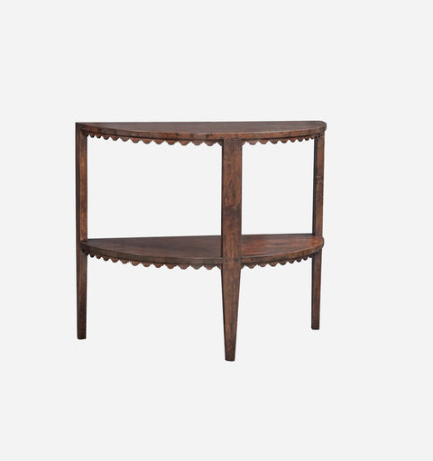 Bennett Timeless Minimalist Traditional Semi-Circle Console