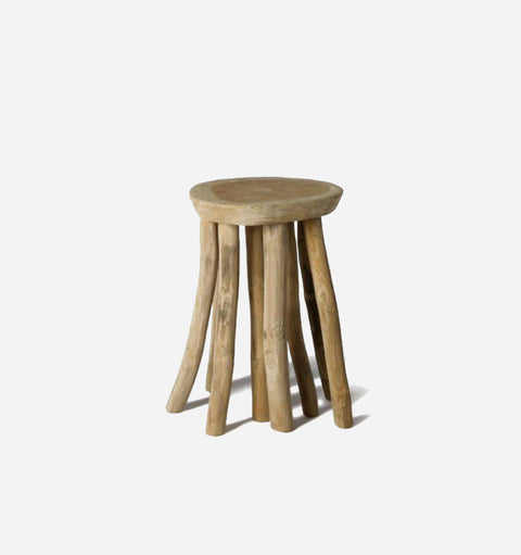 SEMPRE Branch Nature-Driven Modernist Organic Freeform Stool - 15 W - 16 W