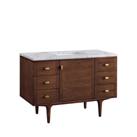 Amberly Mid Century Freestanding Bathroom Vanity with Closed Storage