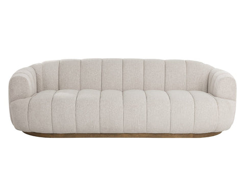 Tadeo Contemporary Curved Arm Standard Sofa