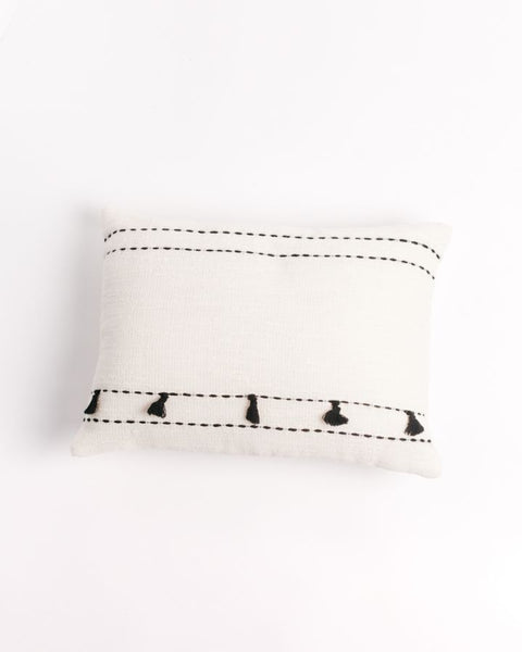 Artful Traditionalist Handwoven Bohemian Boudoir Pillow
