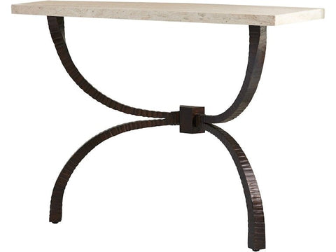 Studio A Teton Bronze Curved Entryway Console