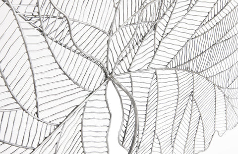 Tri Leaf Wall Art Handcrafted Organic Free Form Wall Sculpture