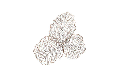 Tri Leaf Wall Art Decorating Essentials Organic Wall Sculpture