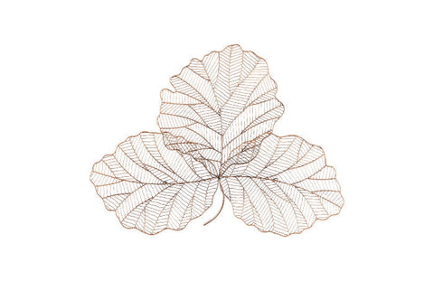 Tri Leaf Wall Art Decorating Essentials Organic Wall Sculpture