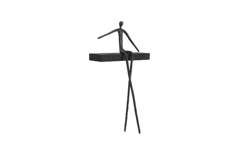 Decorating Essentials Handcrafted Asymmetrical Metal Sculpture