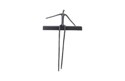 Decorating Essentials Handcrafted Asymmetrical Metal Sculpture