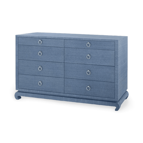 Ming Artful Traditionalist Lacquered Double Dresser