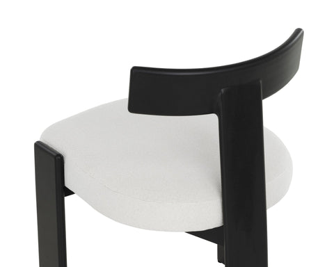 Timeless Minimalist Modern Upholstered Dining Side Chair