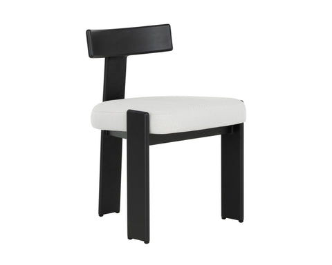 Timeless Minimalist Modern Upholstered Dining Side Chair