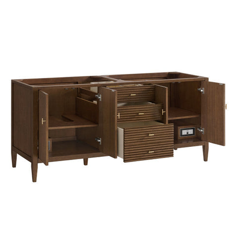 James Martin Furniture Myrrin Mid Century Freestanding Bathroom Vanity