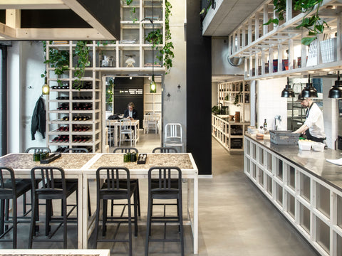 111 Navy Counter Stool