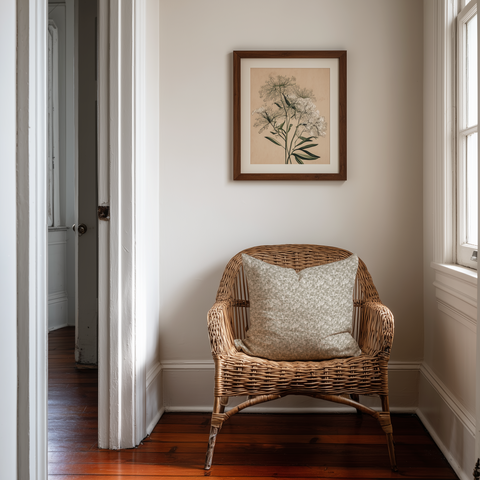 Tortoise Throw Pillow in Morel