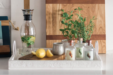 etúHOME Modern Rustic Gift Serving Tray