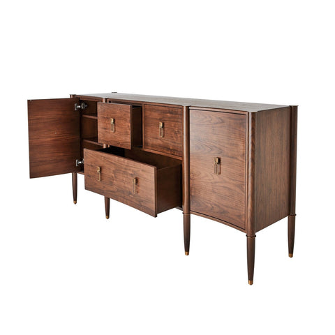 Artful Traditionalist Triple Curve Accent Cabinet
